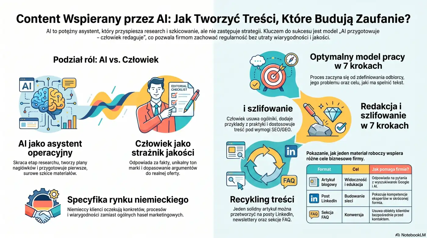 Pięć błędów w treściach firmowych tworzonych z AI